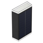 Rody - Aplique Solar - Plástico - Negro