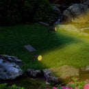 Juego de 2 focos solares Proyectores 2 en 1 para pegar o fijar LED blanco cálido regulable SPIKY WARM H42cm - REDDECO.com