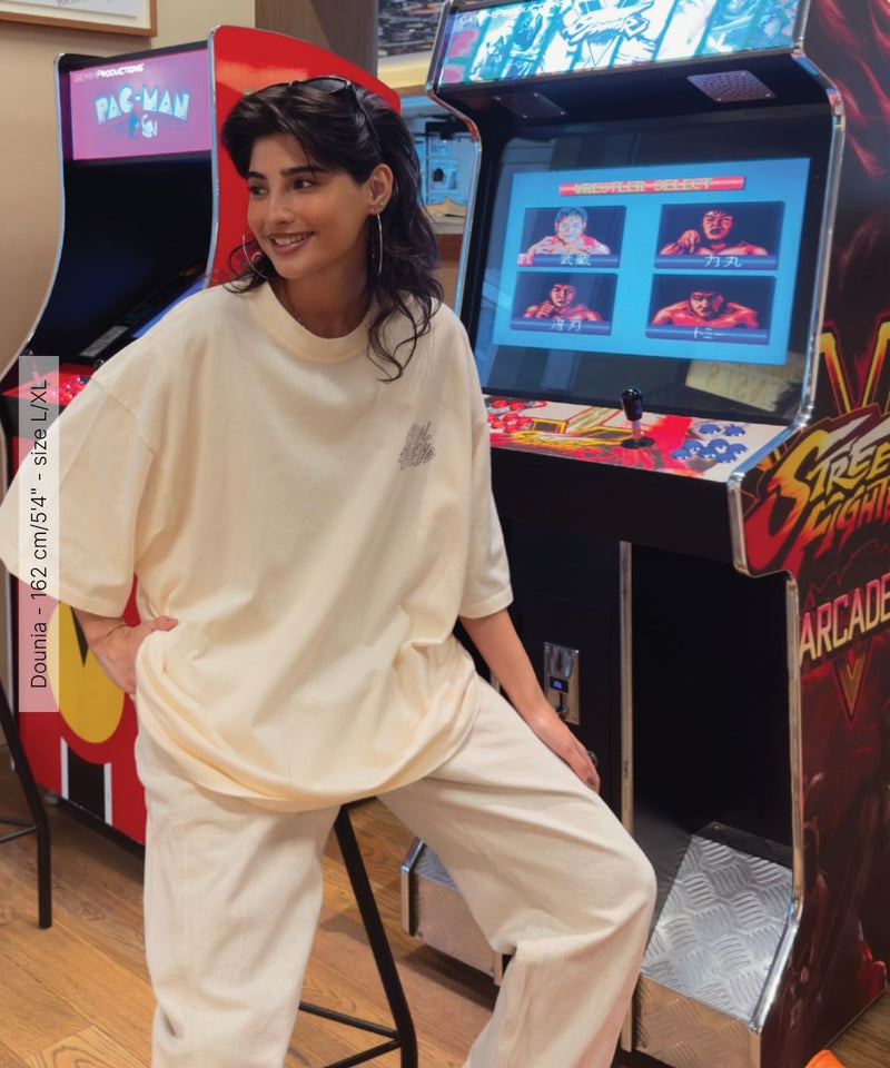 T-Shirt Blanc Cassé