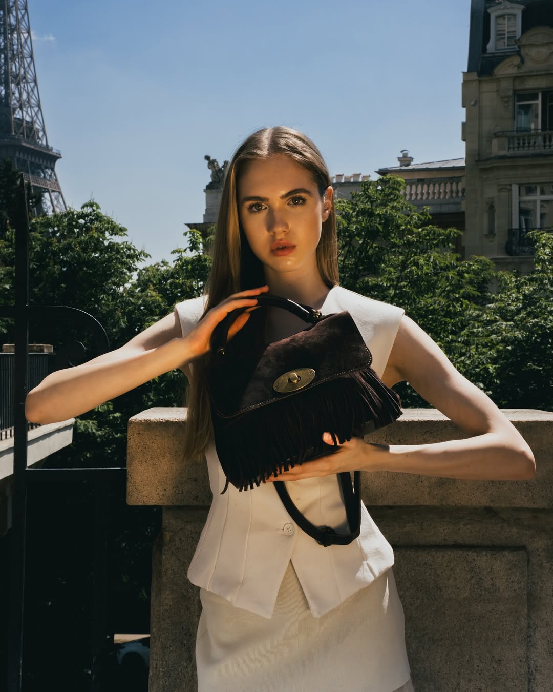 Sac En Bandoulière Louis Frange - Moka