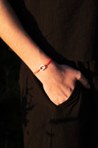 Bracelet Louvoyer - Orange Fluo