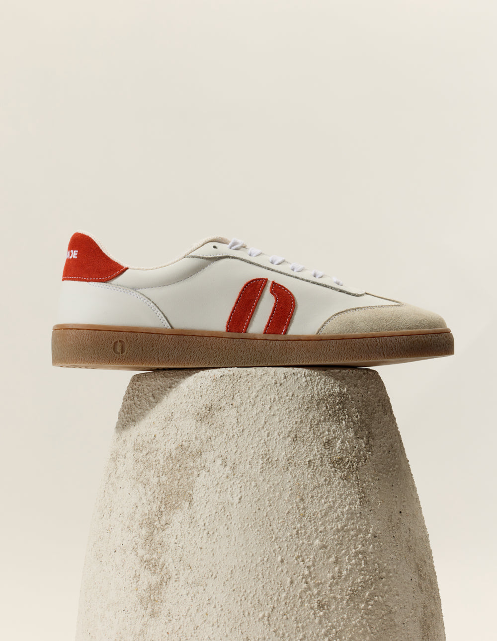 Baskets Basses Lucia - Blanc Orange
