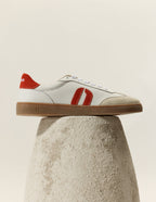 Baskets Basses Lucia - Blanc Orange