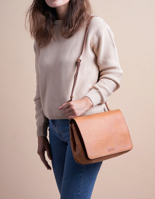 Sac Bandoulière Lucy - Cognac