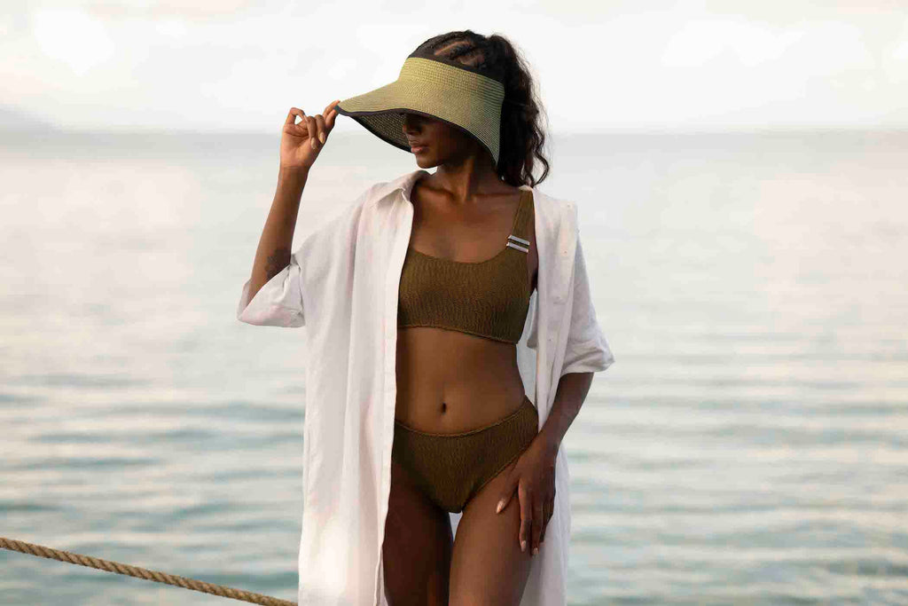 2-Piece Swimwear Bottoms - Noor - Khaki