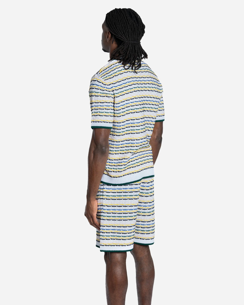Polo à Manches Courtes en Point de Tricot