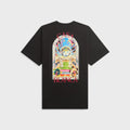 T-Shirt Casablanca Black Tennis Landscape Short Sleeve T-Shirt - Black