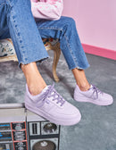 Maxence F Low Sneakers - Lilac Leather
