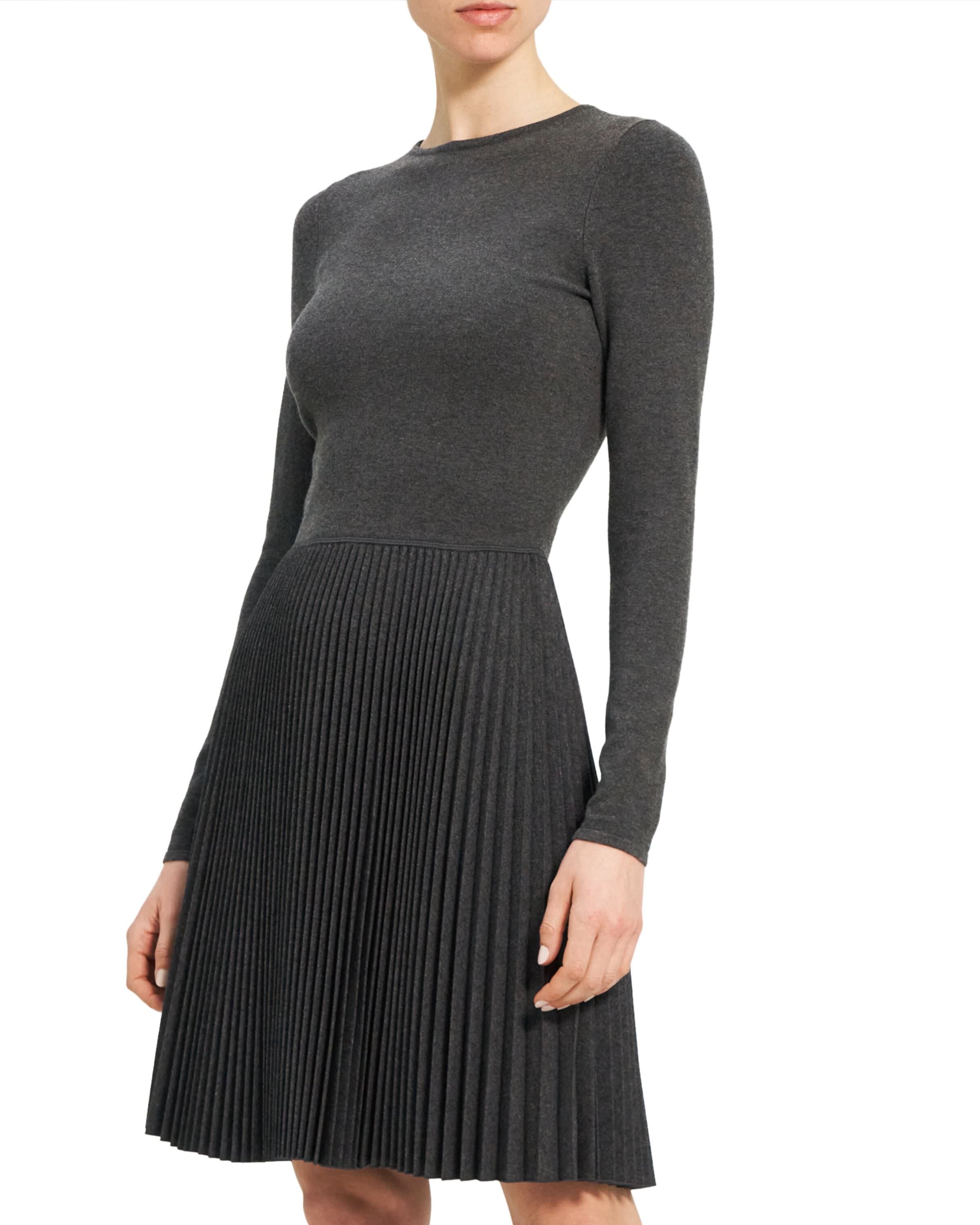 Theory NYC - Dresses - Plt C Mini Dr - Charcoal Melange