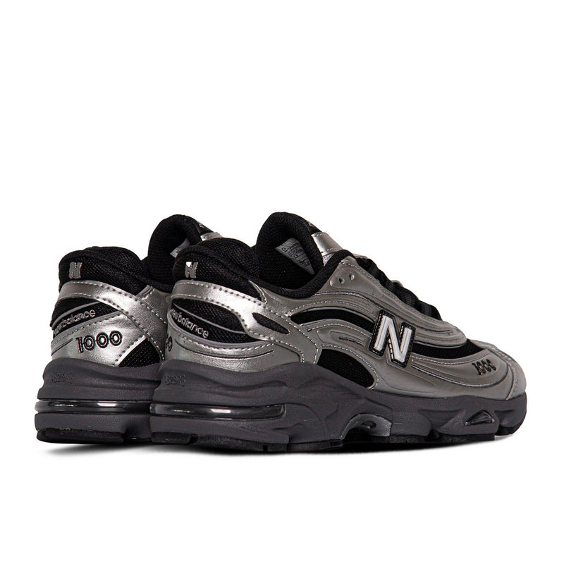 New Balance 1000 Black Silver Metallic - Noir