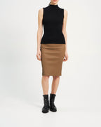 Sweater Knit - Plaited Tank - Black