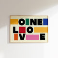 Groovy - Affiche One Love - Multi