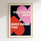 Groovy - Affiche Toi Pour Moi - Noir