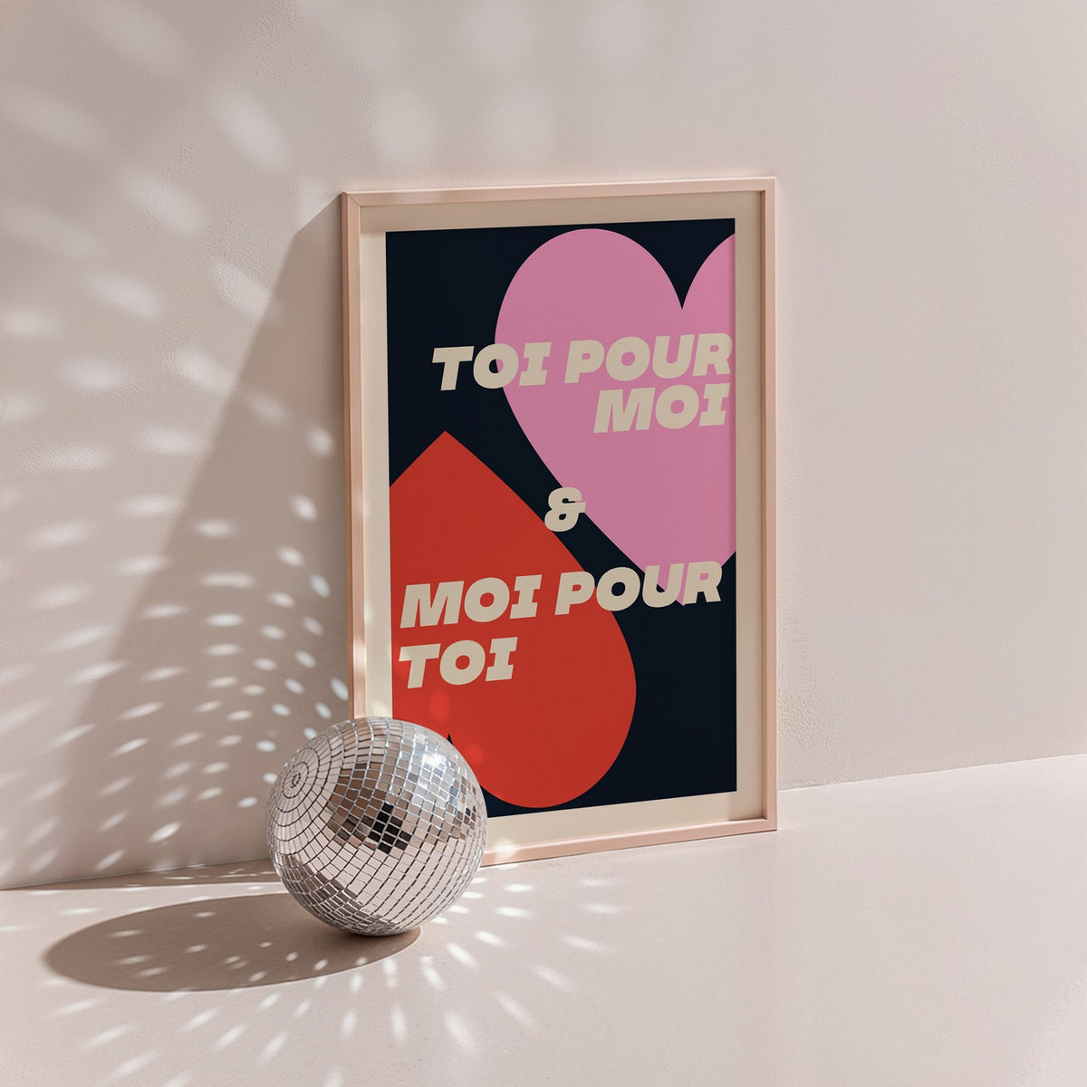 Groovy - Affiche Toi Pour Moi - Noir