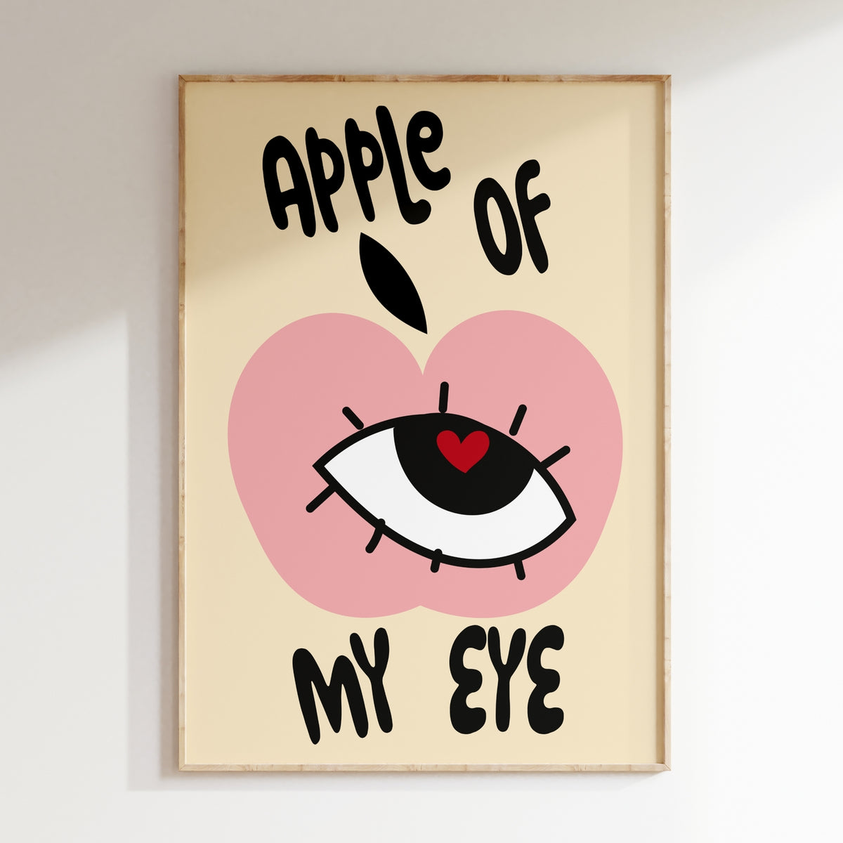Groovy - Affiche Apple Of Pink - Rose