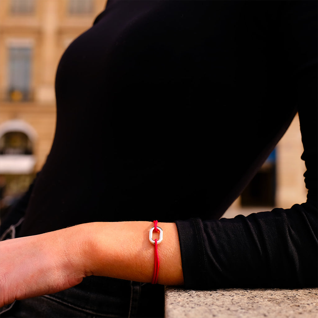 Bracelet Bossoir - Rouge