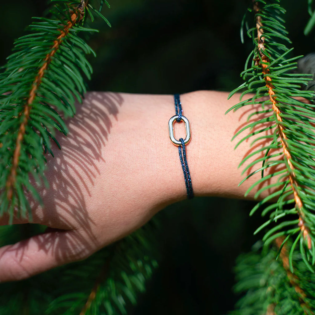 Calvi Bracelet - Glittery Navy Blue