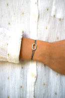 Bracelet Split - Anthracite Pailleté