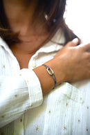 Bracelet Split - Anthracite Pailleté