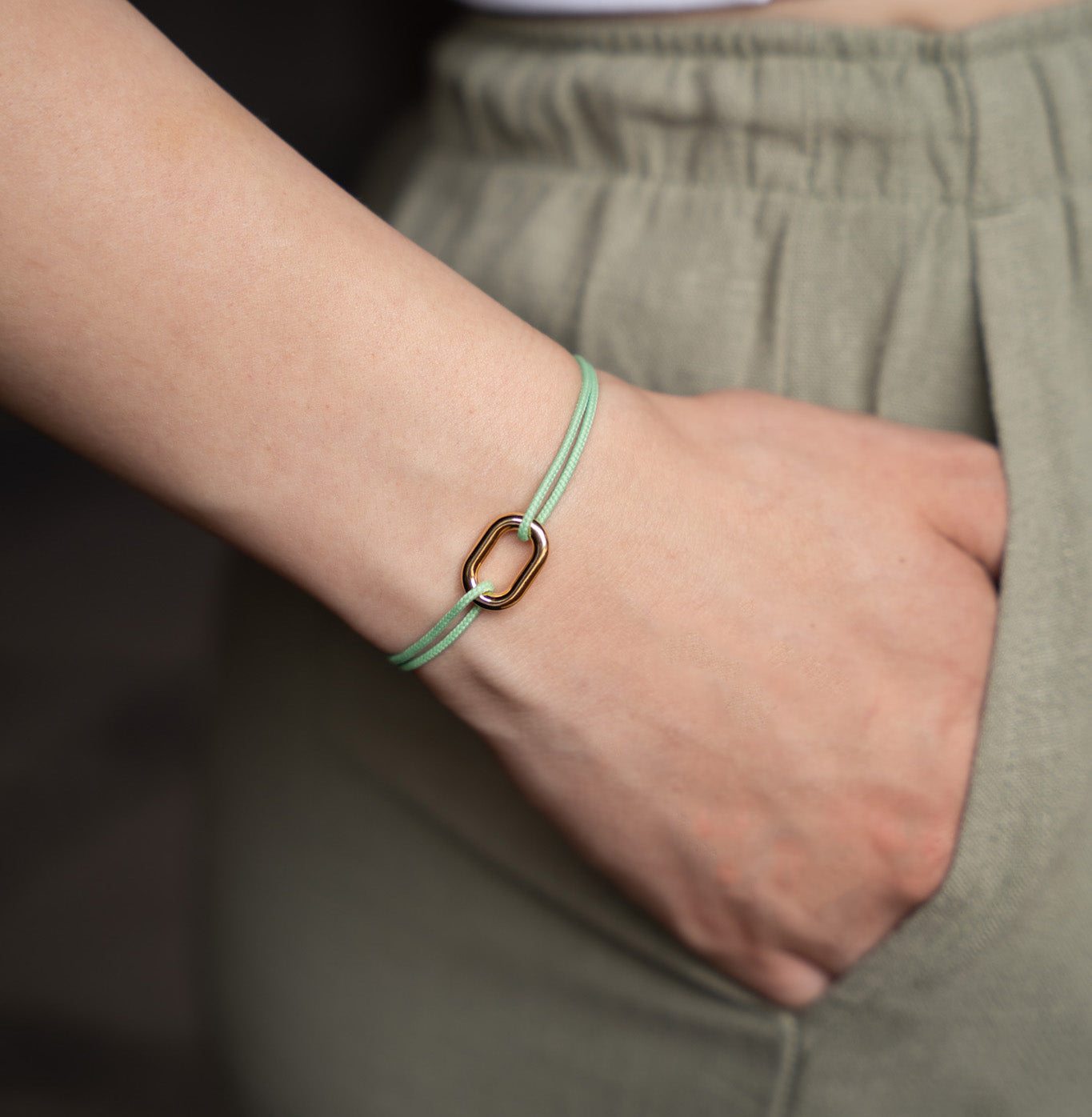 Bracelet Como - Vert D'Eau