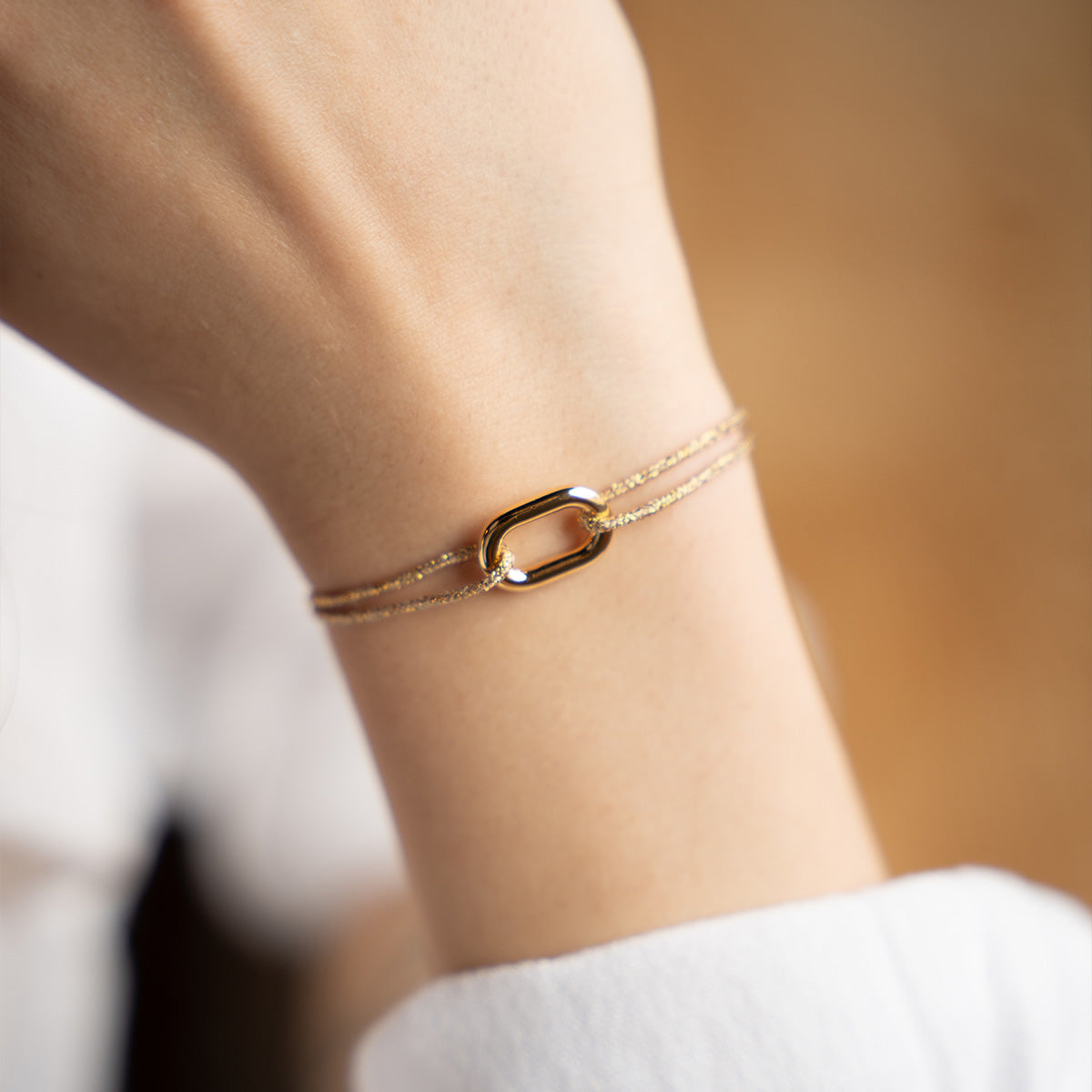 Filin Bracelet - Glittery Gold