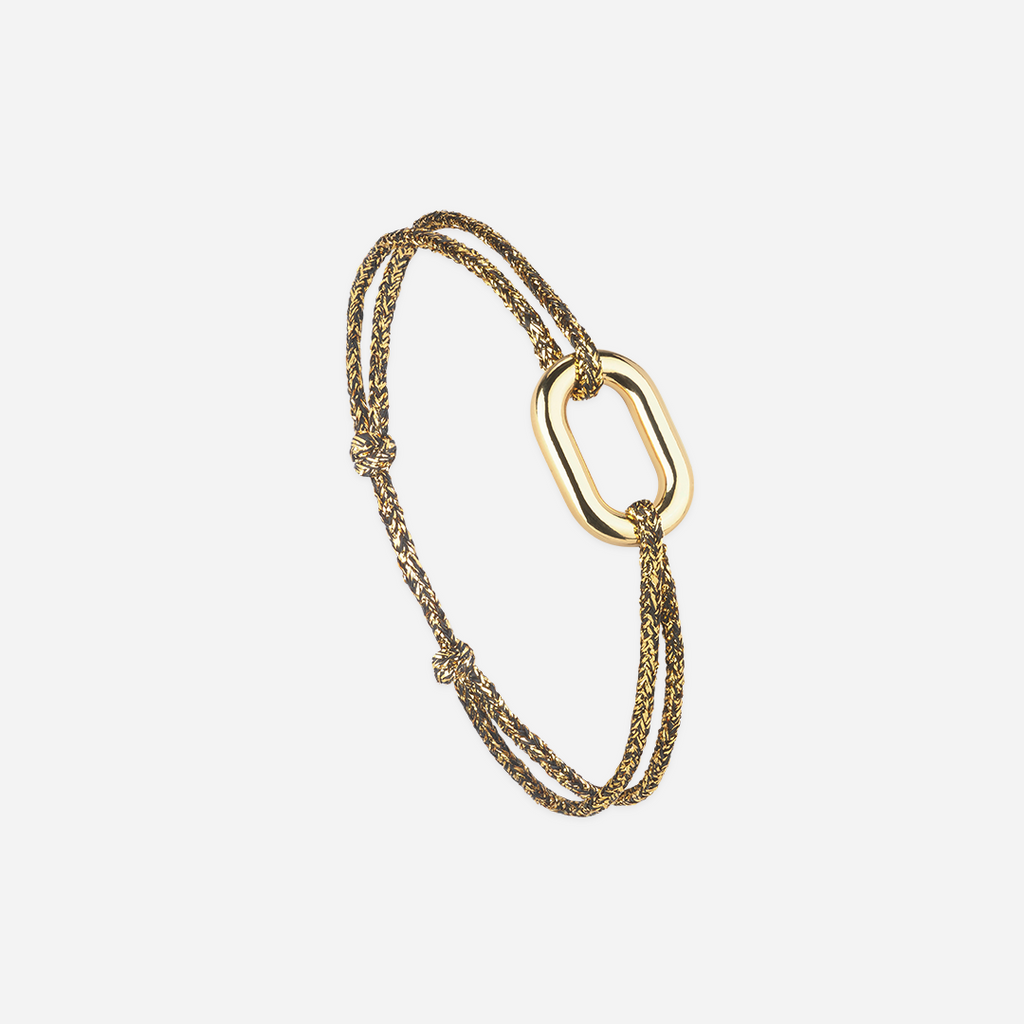 Manila Bracelet - Black Gold