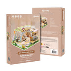 Maison Miniature - Jardin Du Café Du Chat