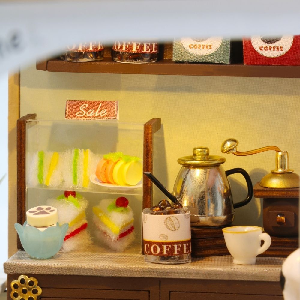 Maison Miniature - Jardin Du Café Du Chat
