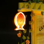 Maison Miniature - Jardin Du Café Du Chat