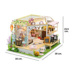 Maison Miniature - Jardin Du Café Du Chat