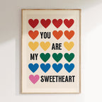 Groovy - Affiche You Are My Sweetheart - Multi