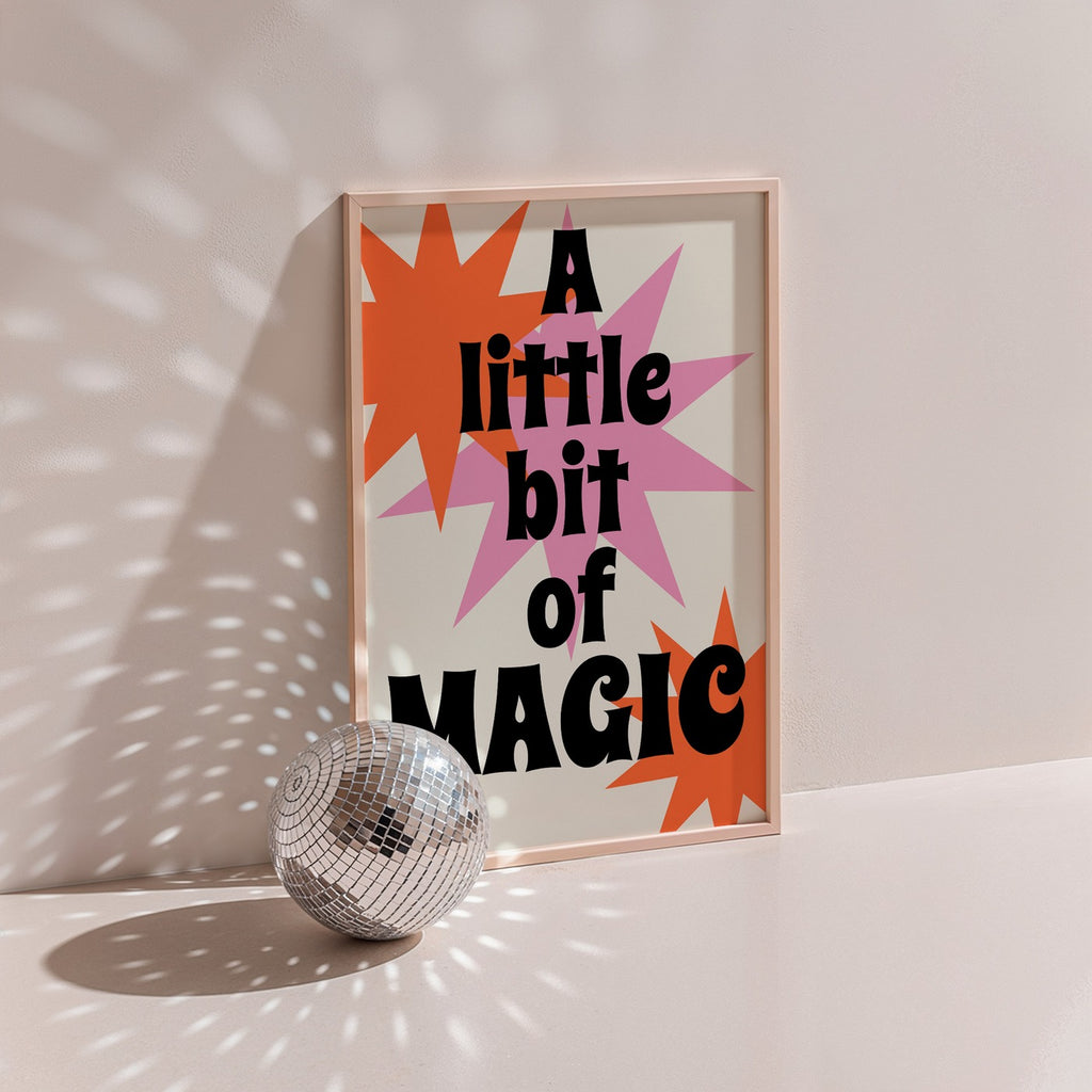 Groovy - Affiche A Little Bit Of Magic - Multi