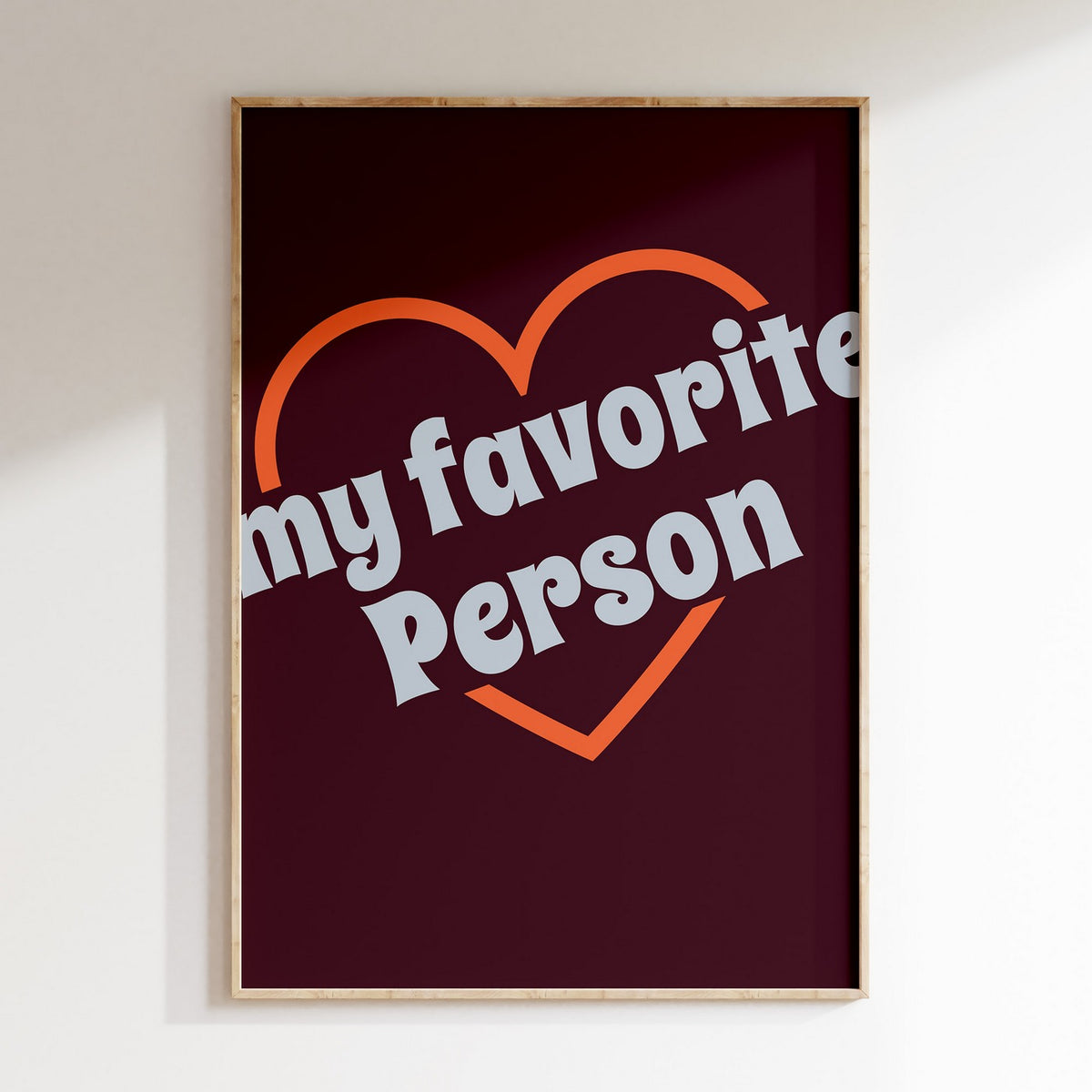 Groovy - Affiche My Favorite Person - Bordeaux