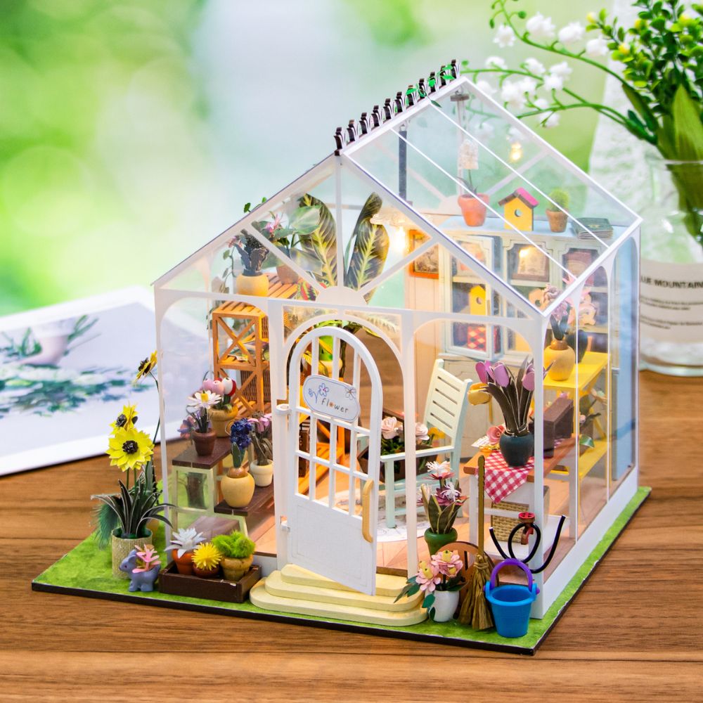 Casa miniatura - Flor soleada