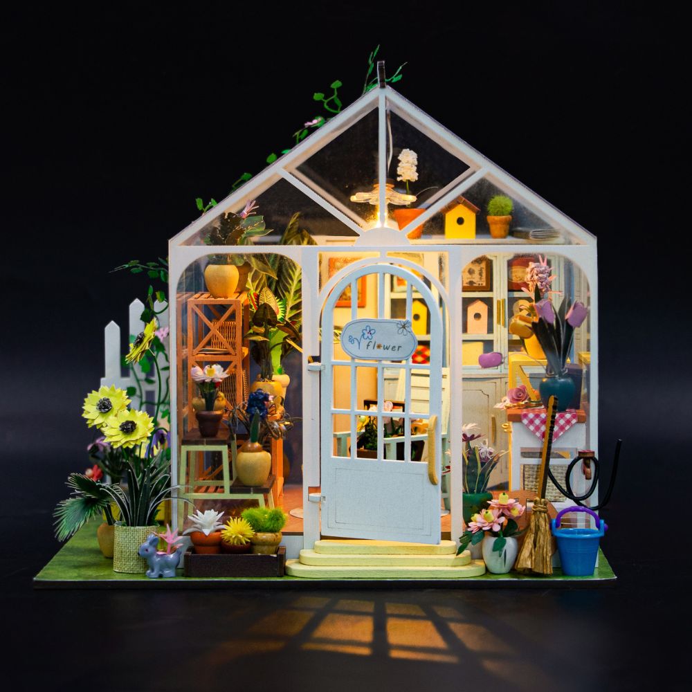 Casa miniatura - Flor soleada