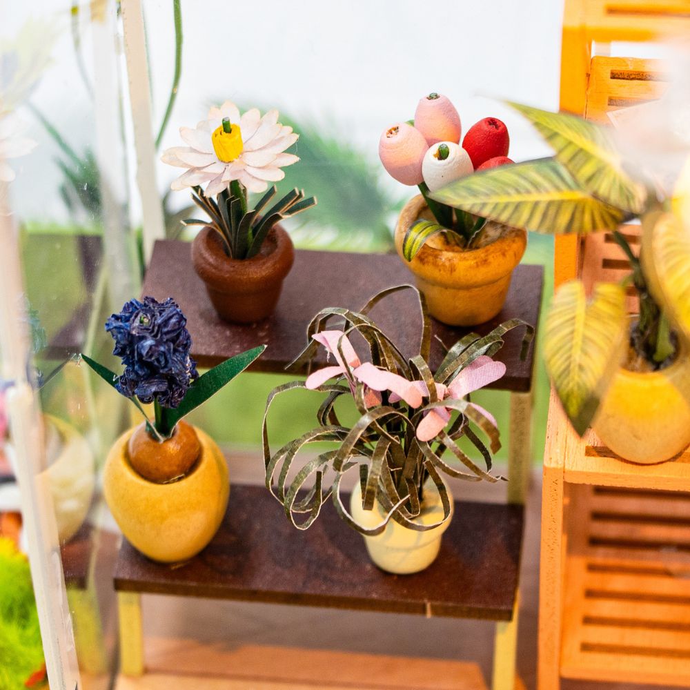 Casa miniatura - Flor soleada
