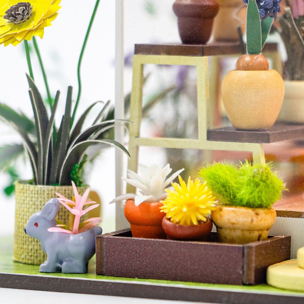 Casa miniatura - Flor soleada