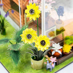 Casa miniatura - Flor soleada