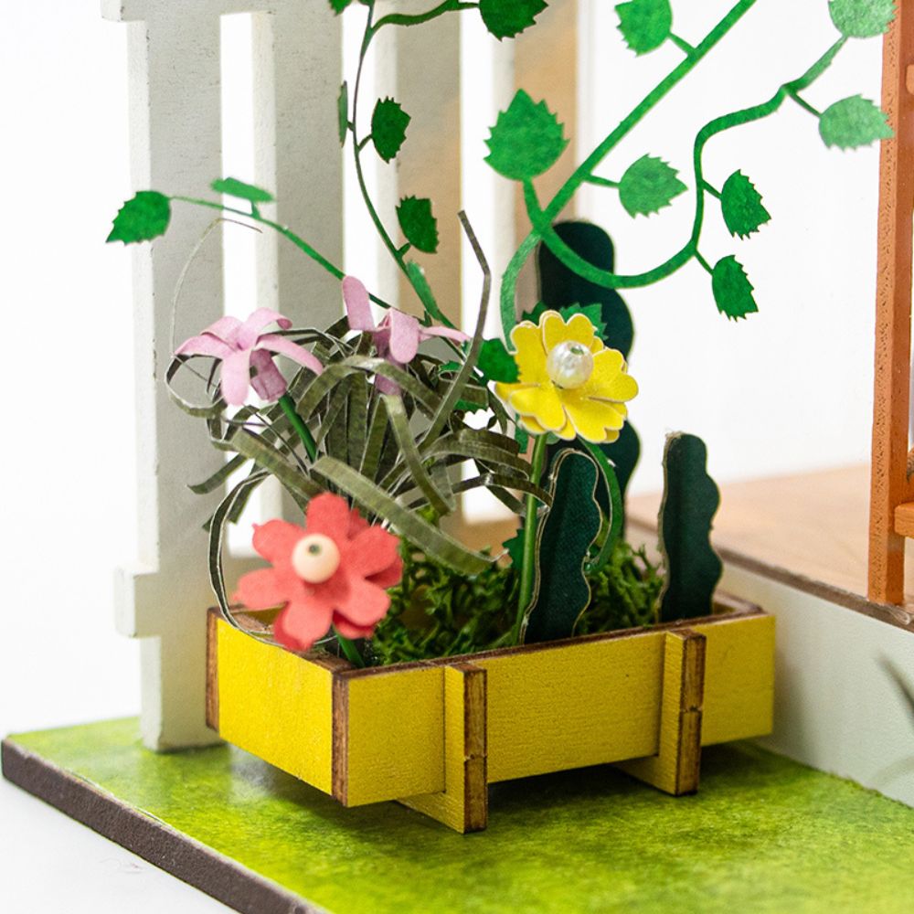 Casa miniatura - Flor soleada