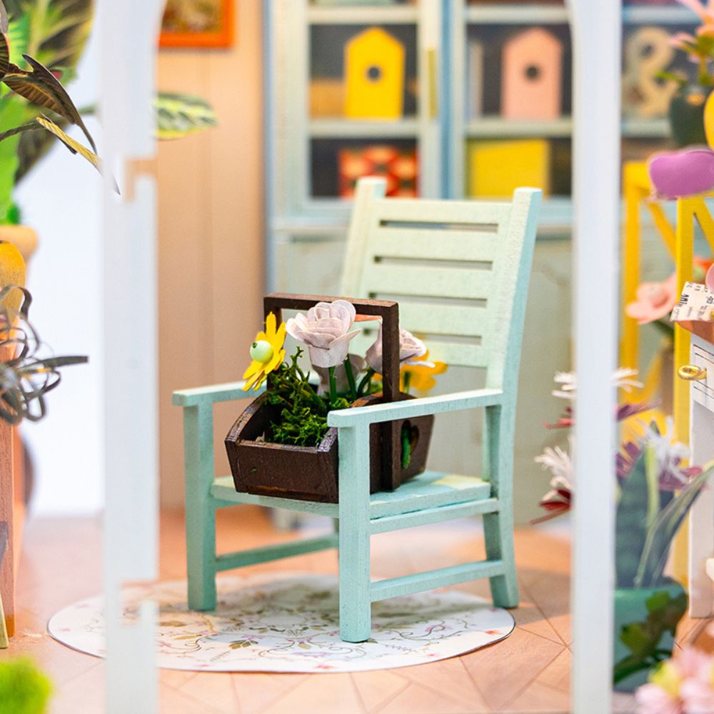 Casa miniatura - Flor soleada