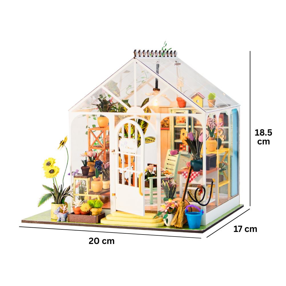 Casa miniatura - Flor soleada