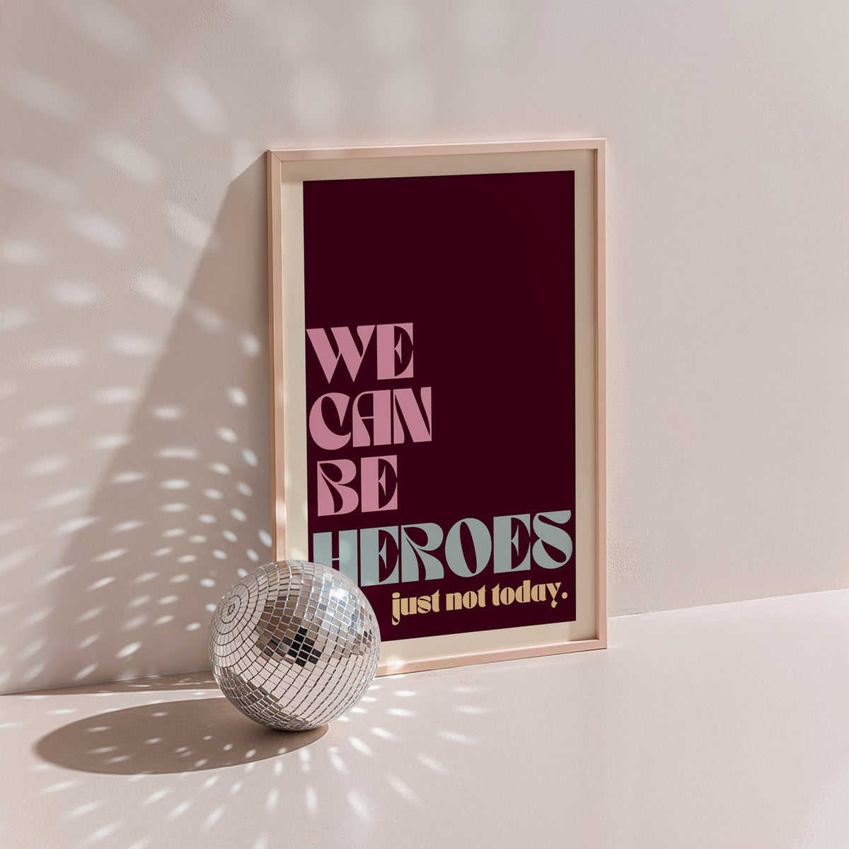 Groovy - Affiche We Can Be Heroes - Orange