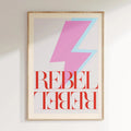 Groovy - Affiche Rebel Rebel - Rose