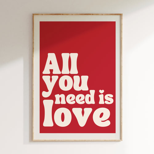 All You Need Is Love 2 - Rouge & Blanc - Rouge