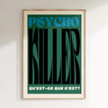 Groovy - Affiche Psycho Killer - Vert