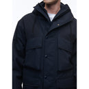 Fursac - Navy Blue Technical Canvas Parka - Navy Blue