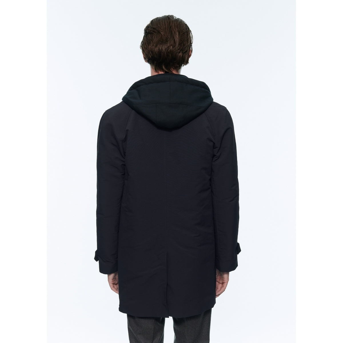 Parka En Toile Déperlante - Bleu