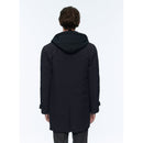 Water-Repellent Canvas Parka - Blue