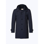 Parka En Toile Déperlante - Bleu