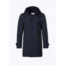 Parka En Toile Déperlante - Bleu